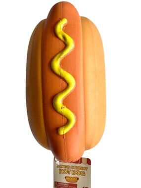 🌟 NWT 🌭 Jumbo Squishy Hot Dog Toy by Keycraft 🌟